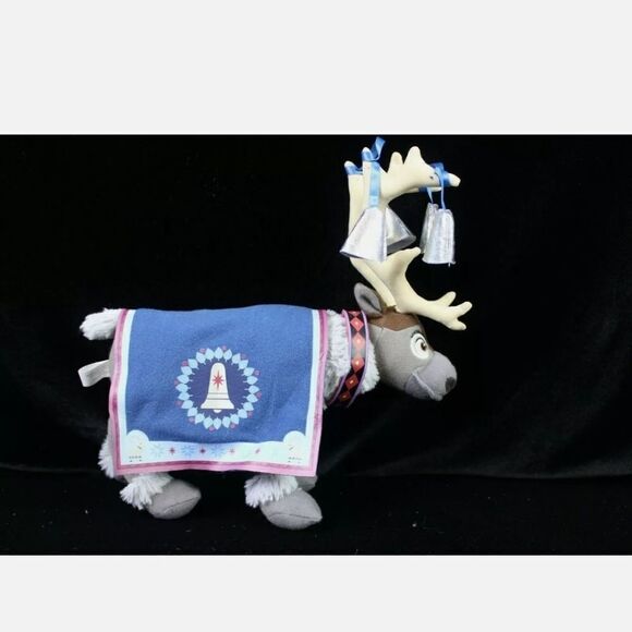 2017 Sven Reindeer Plush Fabric Bells Frozen Adventure Disney Store. - Picture 4 of 9